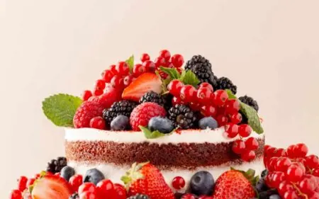 Lagana voćna torta sa šumskim mixom